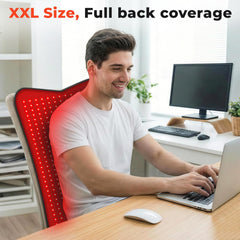 fyovuv red light therapy mat over the neck and shoulders for comfort and release