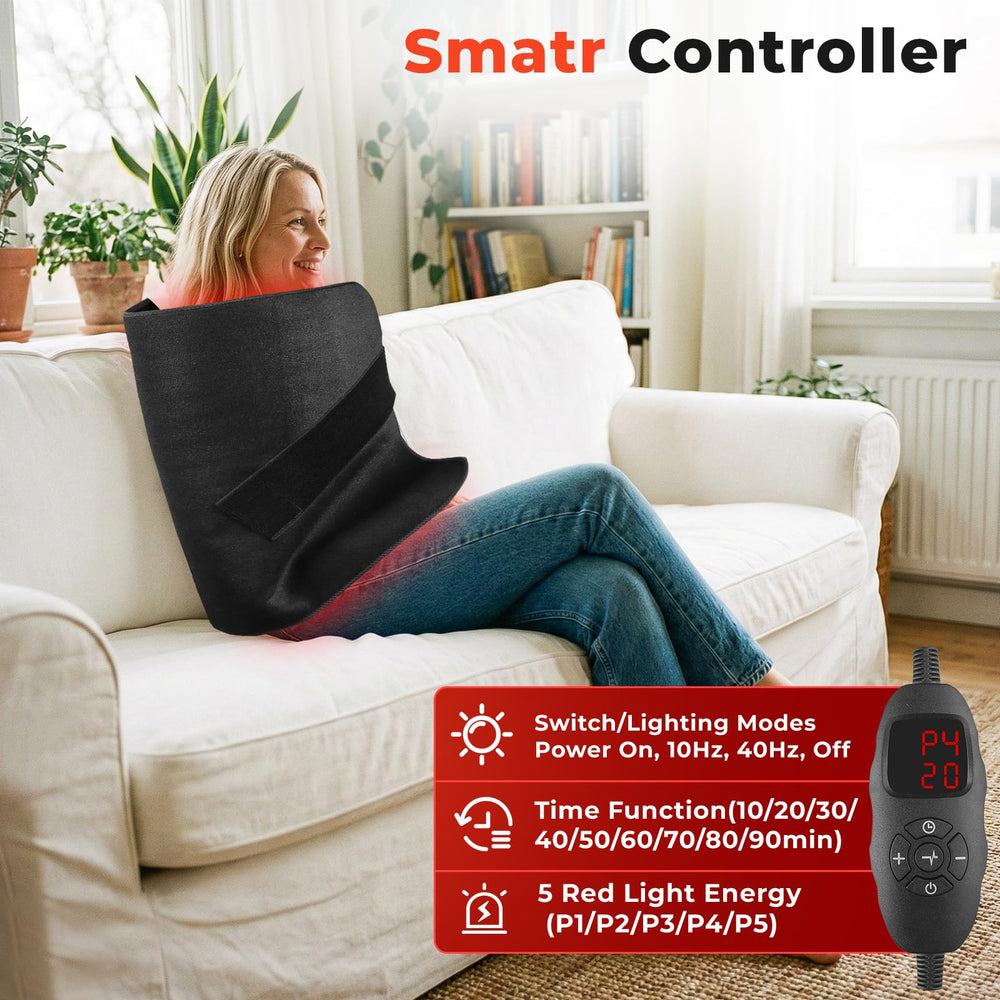 fyovuv red light therapy mat for skin care enhances surface comfort and renewal