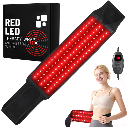 fyovuv red light belt worn on the back for targeted comfort