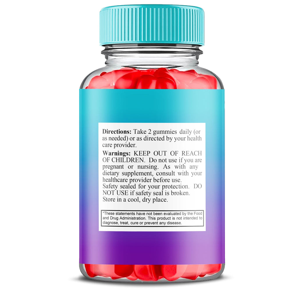 Gummies in active lifestyle scene for women and men.