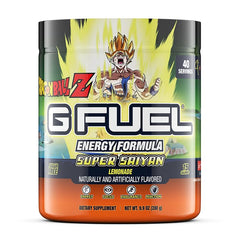 G Fuel Dragon Ball Z energy powder can, ideal for quick gaming refuel