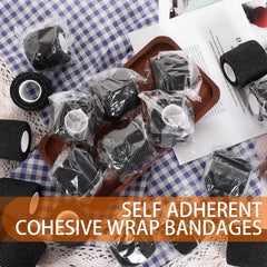 Gabotrie individually wrapped bandage rolls for portable use.