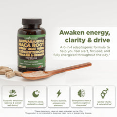 GADE NUTRITION Ashwagandha capsules ready for daily focus and stamina