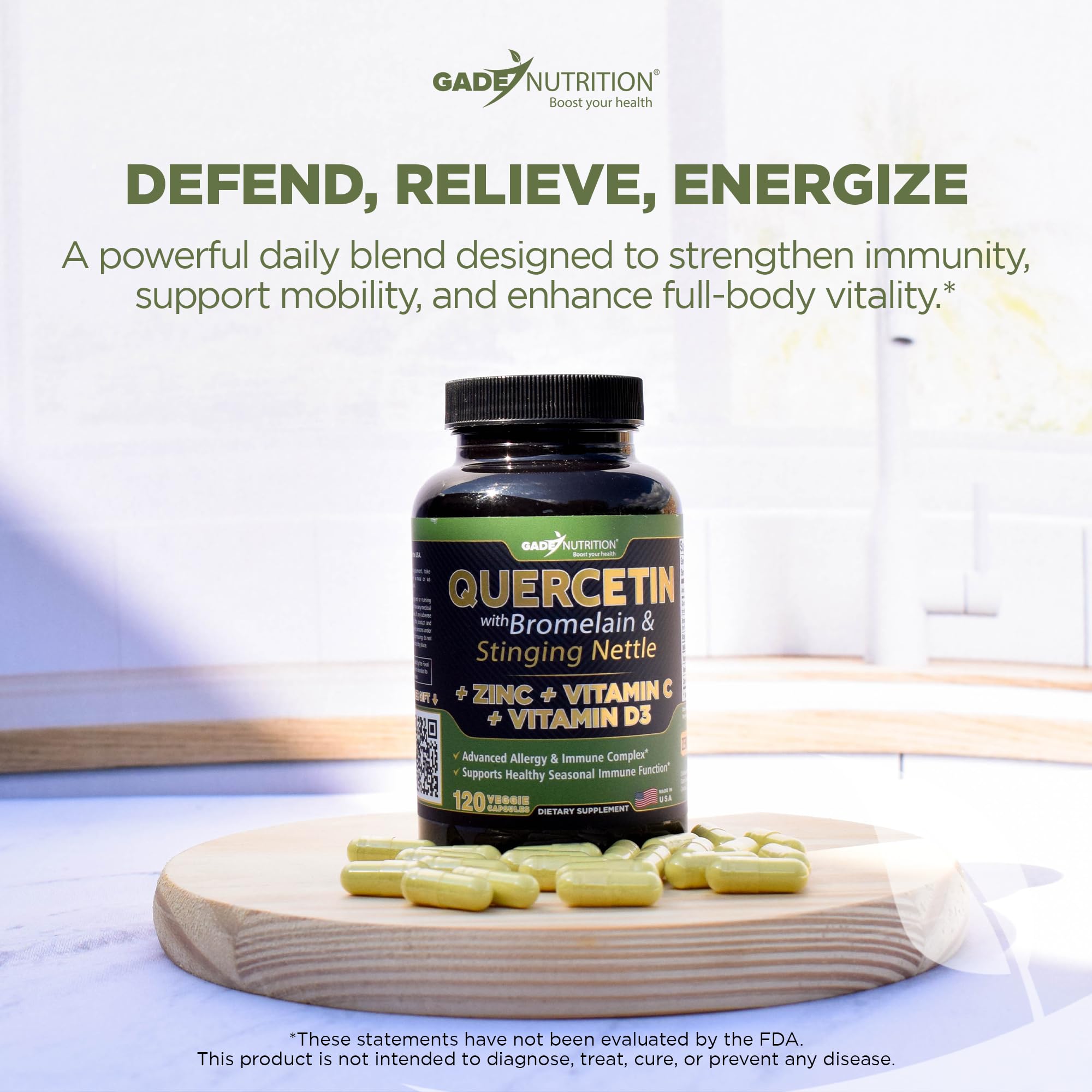 GADE Non-GMO gluten-free sugar-free formula shown