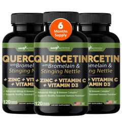 GADE NUTRITION Quercetin bottle label highlighting immune-support blend