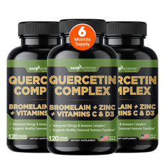 GADE NUTRITION quercetin with bromelain bottle supports daily immune balance.