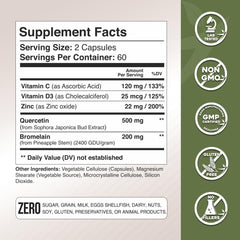 Gade Nutrition Vitamin C capsule with label indicates antioxidant support.