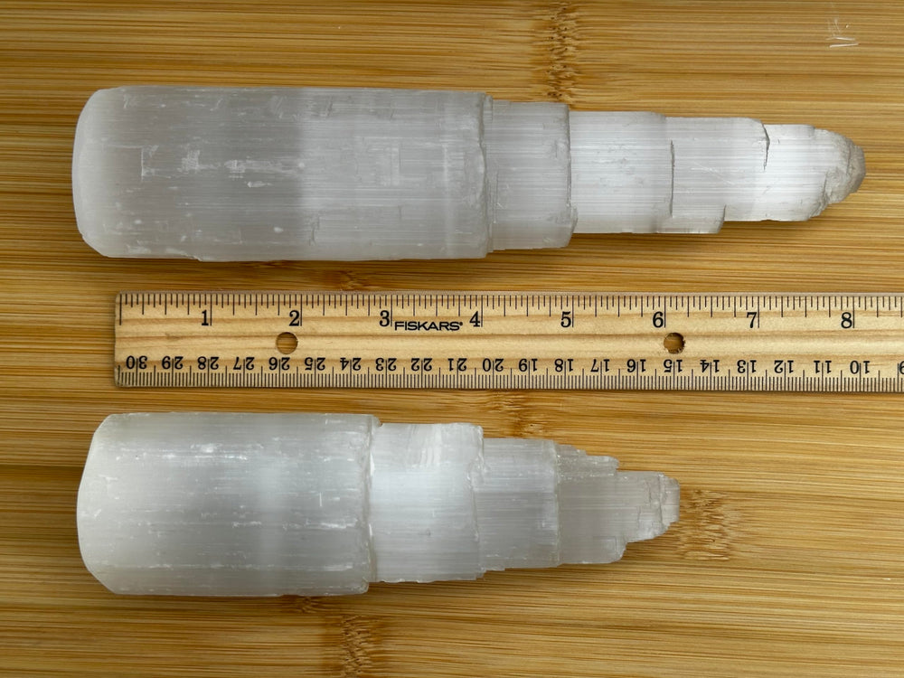 GAF Treasures selenite protection placement suitable for central home display.