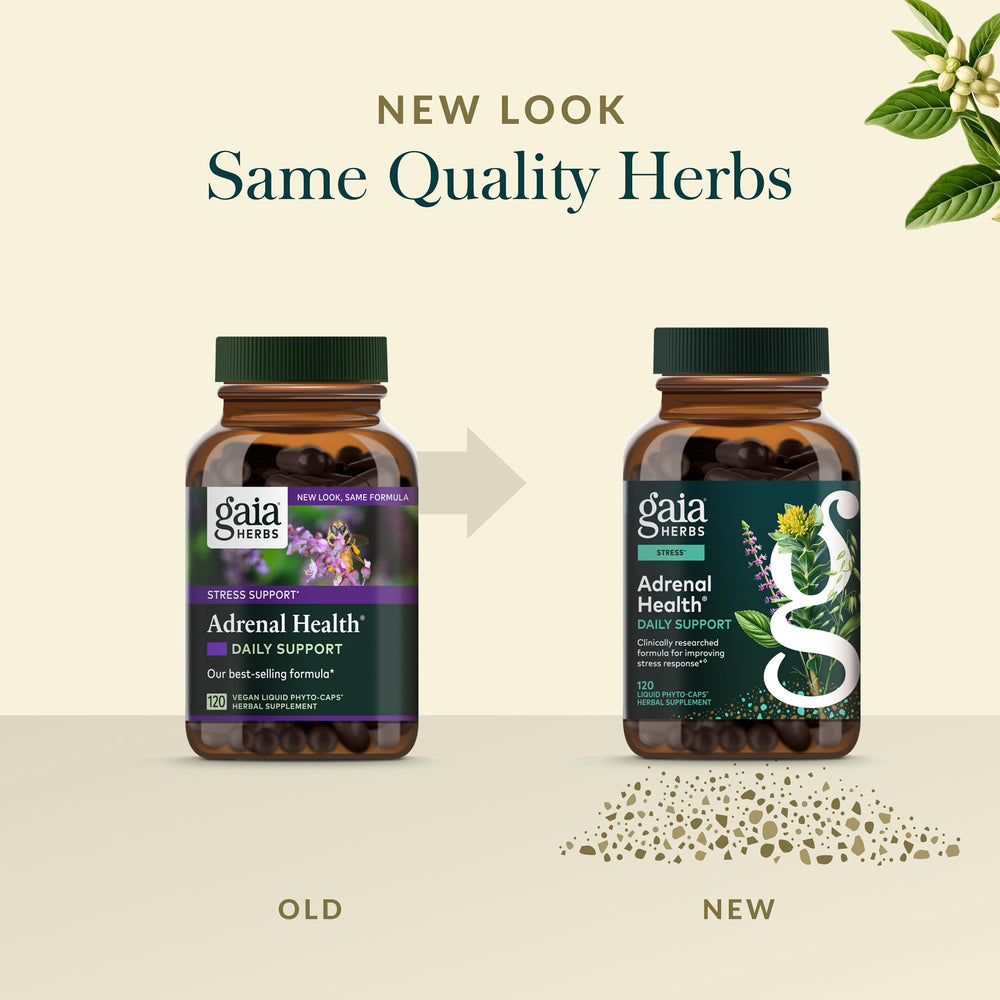 Gaia Herbs Adrenal Health vegan phyto-caps for daily use