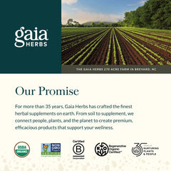 Gaia Herbs Everyday Immune cordyceps close-up highlighting mushroom blend for immune support.