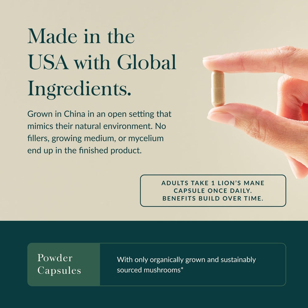 Organic certification seal beside Gaia Herbs packaging.