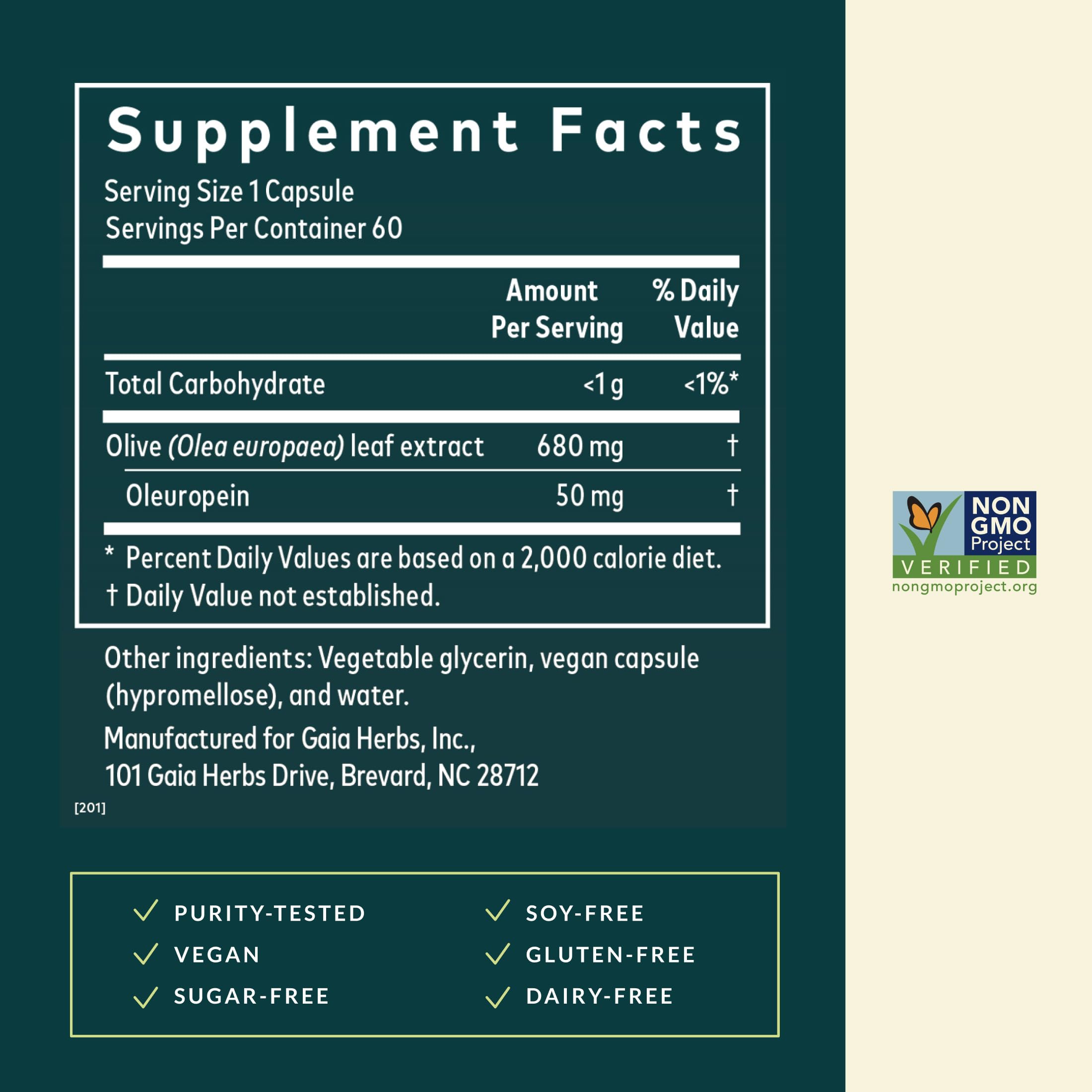 Gaia Herbs phyto-caps bottle image suggesting easy daily capsules