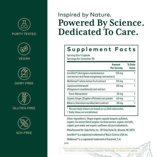 Gaia Herbs PRO AMPK Activator capsules ready to support cellular energy.