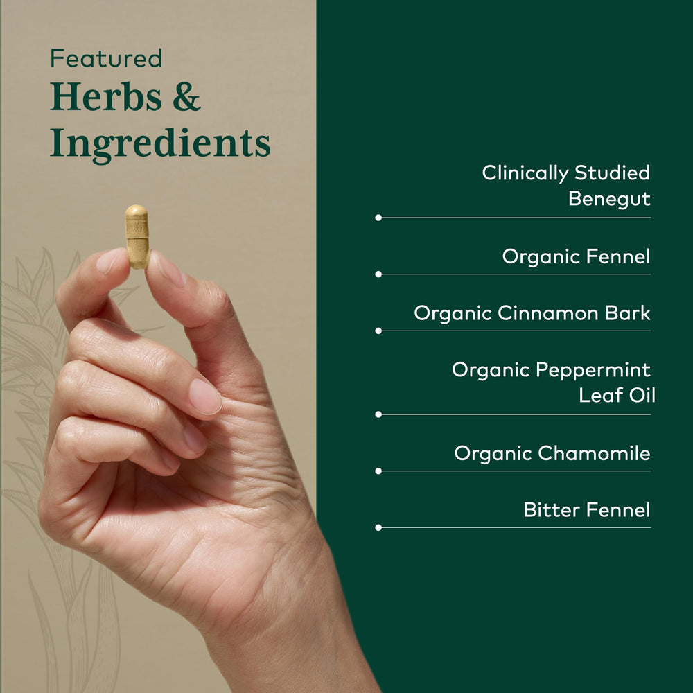 Gaia Herbs PRO cinnamon bark image emphasizes broad digestive support through spice balance.