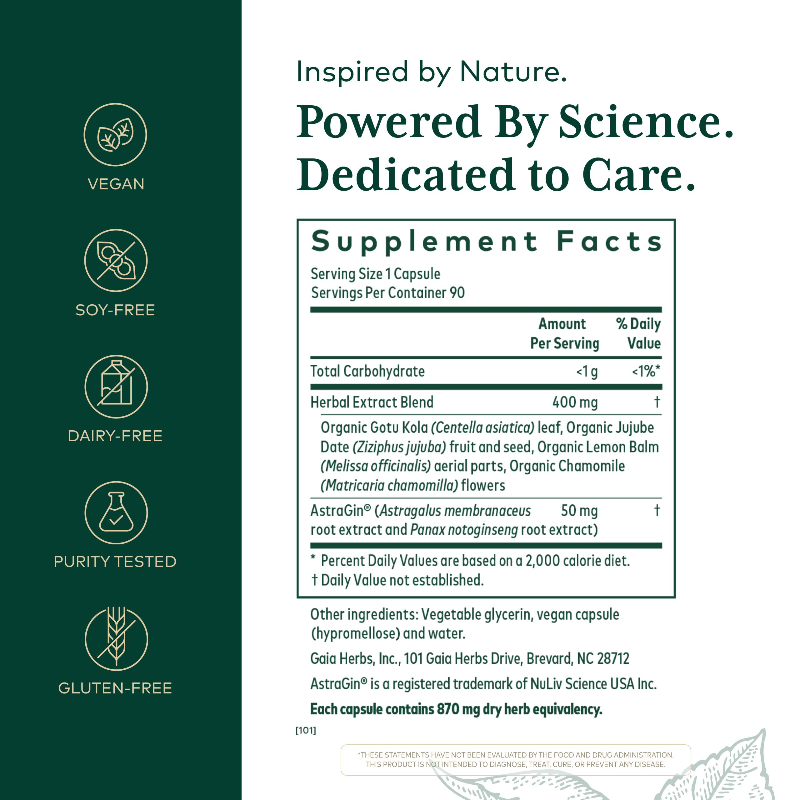 Gaia Herbs PRO EpiVital capsules closeup highlighting plant-based gut support.