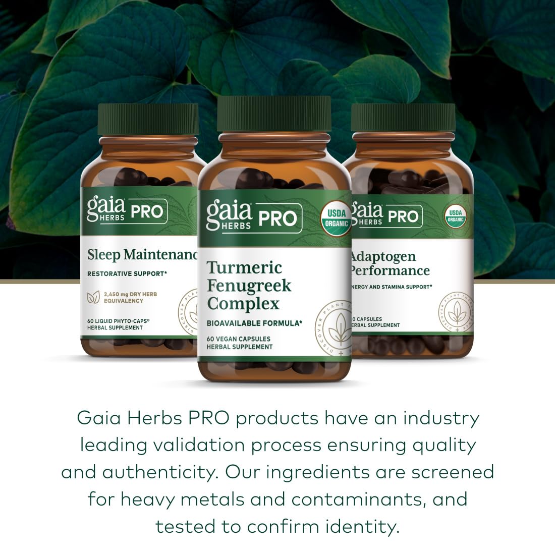 GAIA Herbs PRO Regenerative Organic farm backdrop signals trusted sourcing.