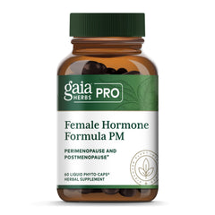 Gaia Herbs PRO PM bottle for restful sleep support.