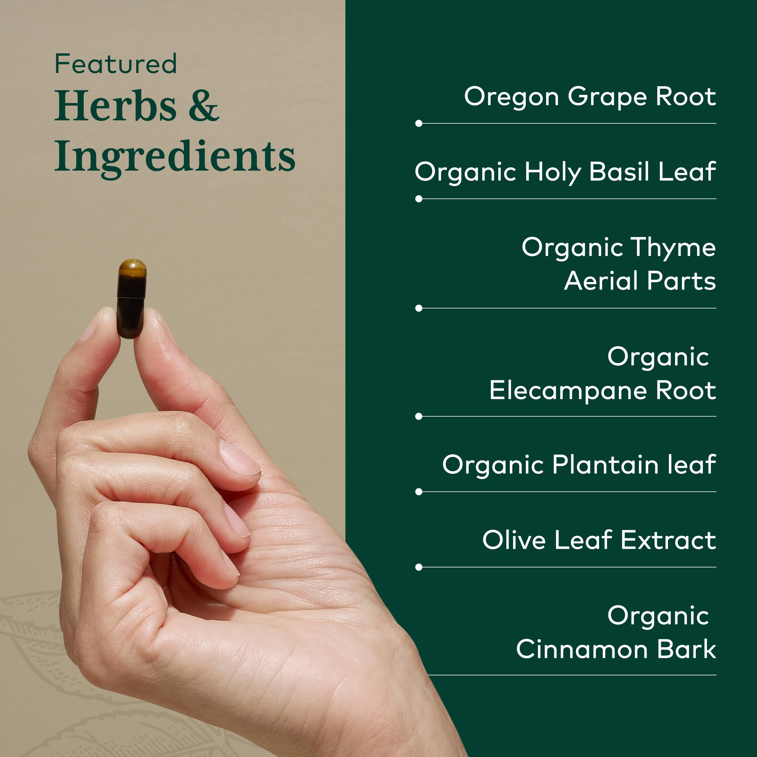 Gaia Herbs PRO Oregon grape root bottle emphasizes immune-supporting digestive health