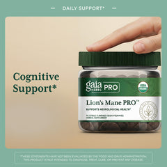Organic certification badge signals USDA Organic quality in Gaia Herbs Pro.