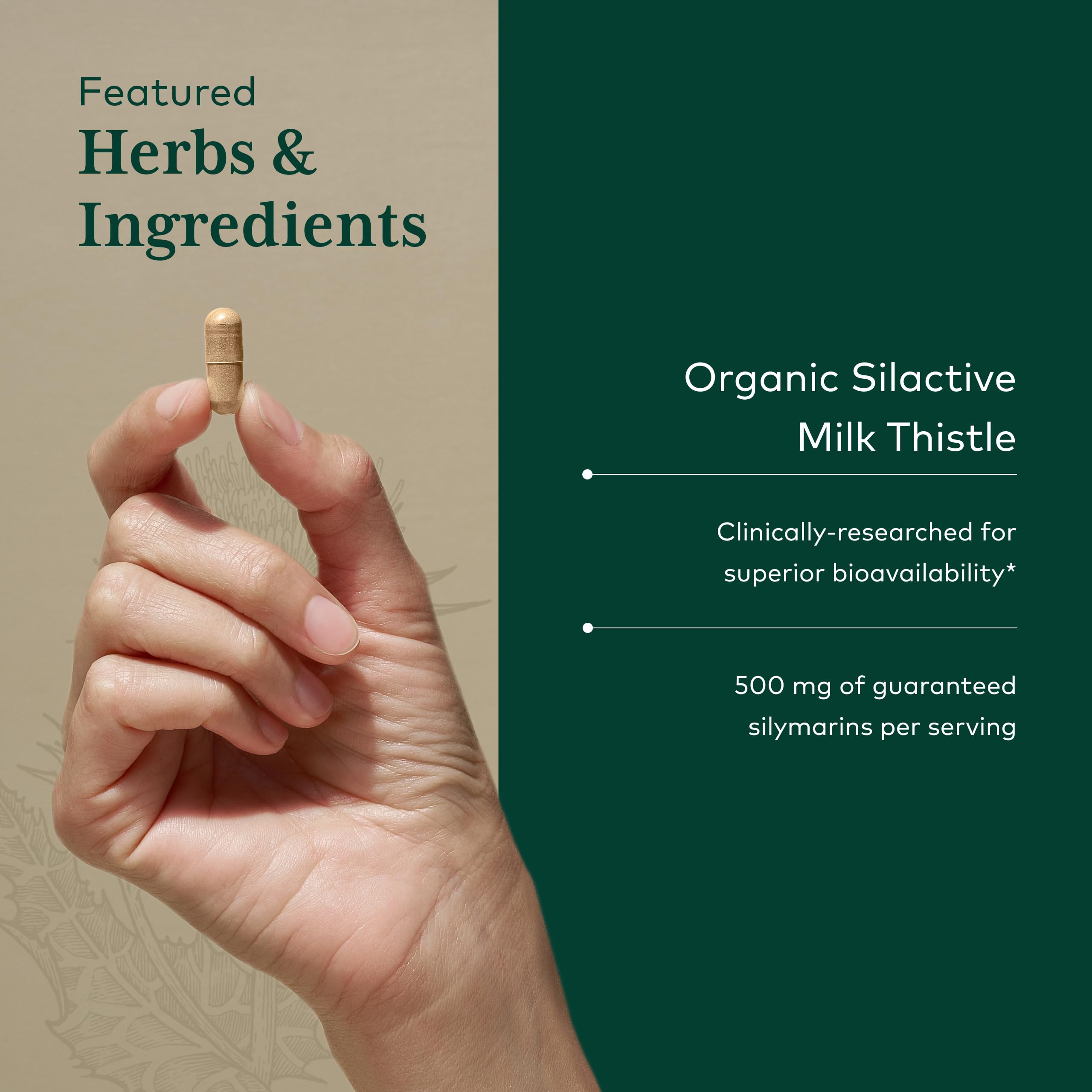 Gaia Herbs PRO rice hull capsule shell for smooth swallowing