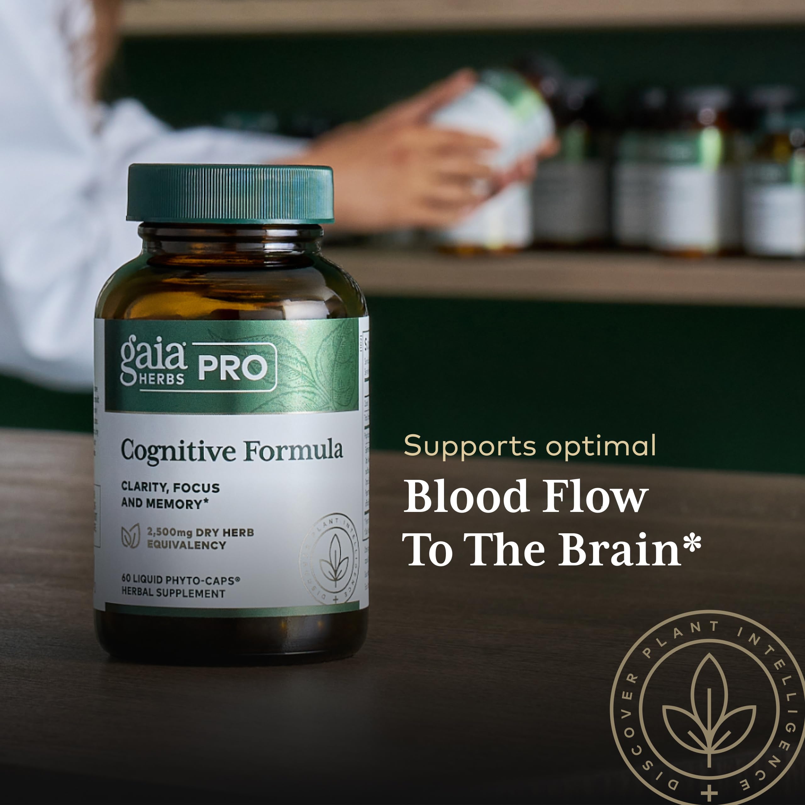 GAIA HERBS PRO Rosemary Leaf part of brain-friendly blend