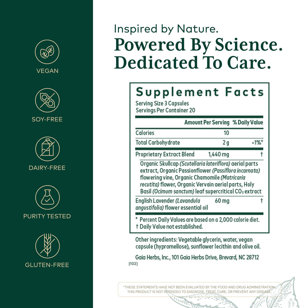 GAIA Herbs PRO Skullcap close-up for nerve-support herb
