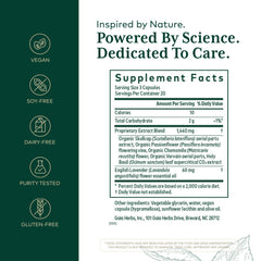 GAIA Herbs PRO Skullcap close-up for nerve-support herb