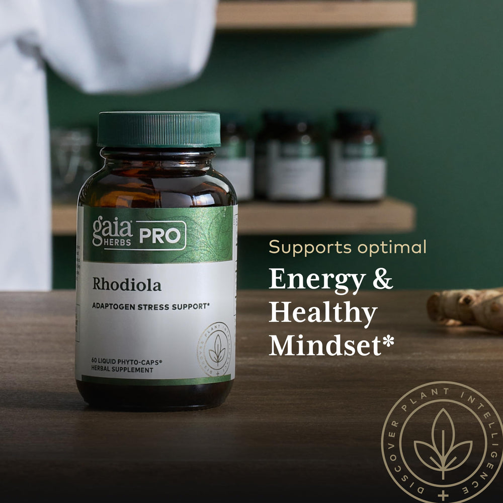 Gaia Herbs PRO soy-free formula label for allergen-conscious users