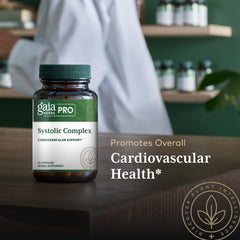 Gaia Herbs PRO Systolic Complex holy basil plant image for heart vitality.