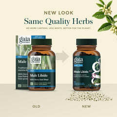 Gaia Herbs packaging showing quality sourcing and ingredient integrity.