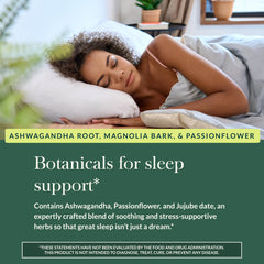 Gaia SleepThru magnolia bark close-up signals natural relaxation.