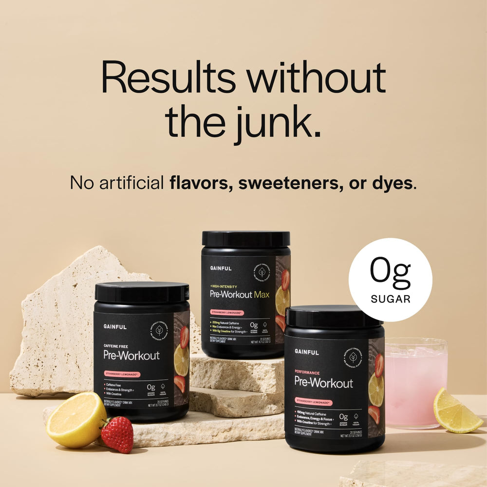 Gainful creatine monohydrate supports strength and power in convenient powder.