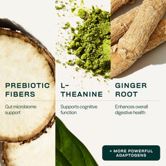 Gainful Daily greens bottle with label highlighting organic ingredients