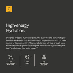 Gainful Hydration packet poured into water for quick energy during workouts.