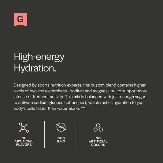 Stirring Gainful Hydration packets into water for quick fueling.