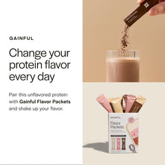 Gainful Lean Plant Protein Powder in shaker bottle ready to blend after workouts
