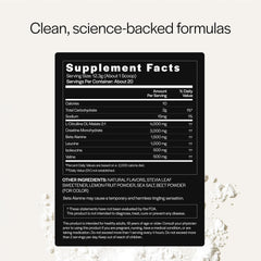 Gainful mix-and-dissolve powder ready to stir into water for pre-workouts.