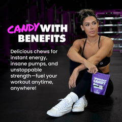 Gains in Bulk Creatine Nitrate Chews close-up highlighting strength potential