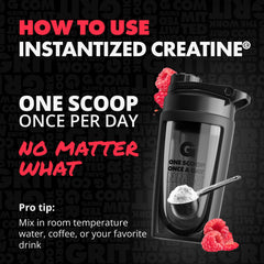Gains in Bulk Instantized Creatine serving pack for convenient use