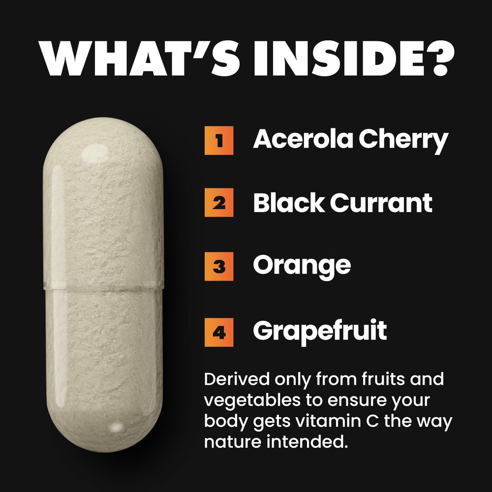 GAINS IN BULK Real Vitamin C chewable orange grapefruit flavors for easy supplementation