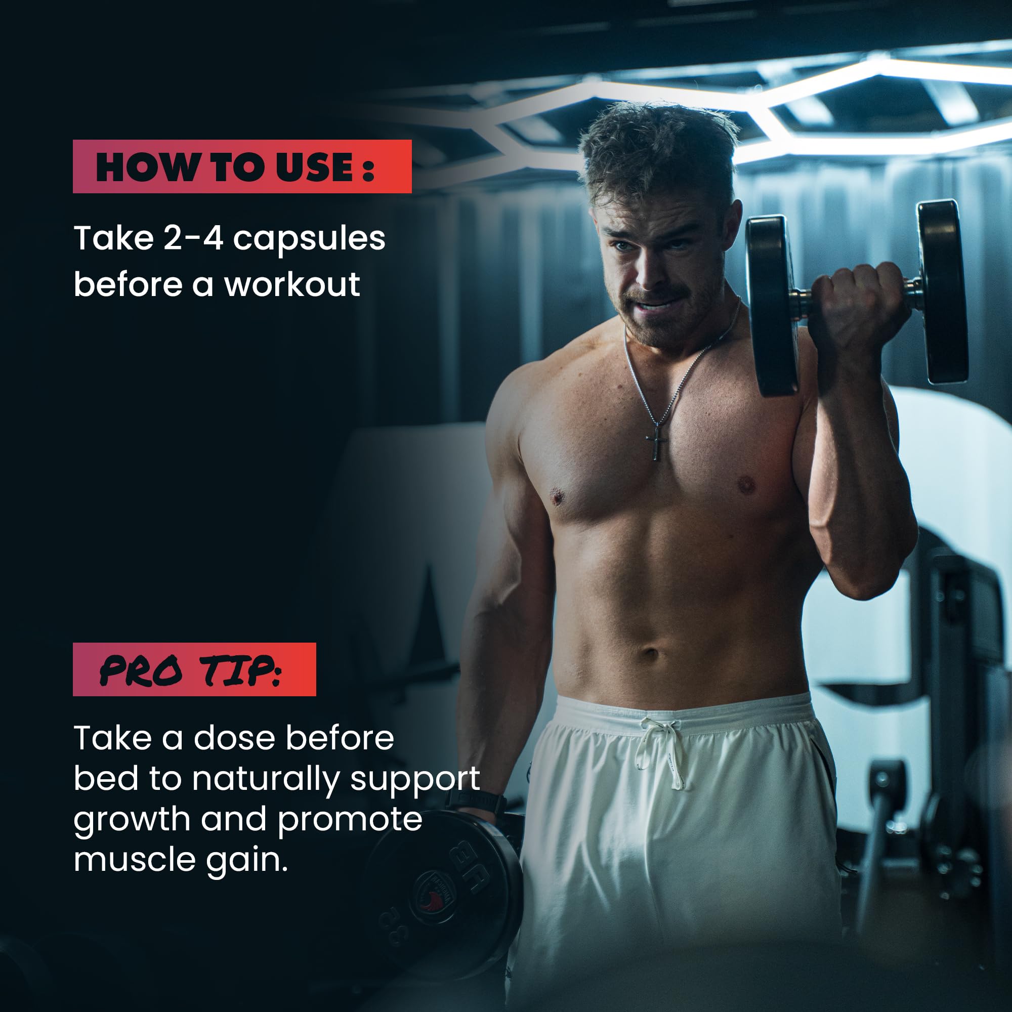GAINS IN BULK Argi-Pump ingredient list features L-Arginine, L-Citrulline, L-Ornithine.