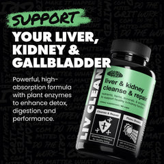 Gains in Bulk Liv Clean capsules close-up showing easy daily intake.