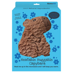 GAMAGO Capybara heating pad and pillow cuddle for cozy warmth and cramps relief.