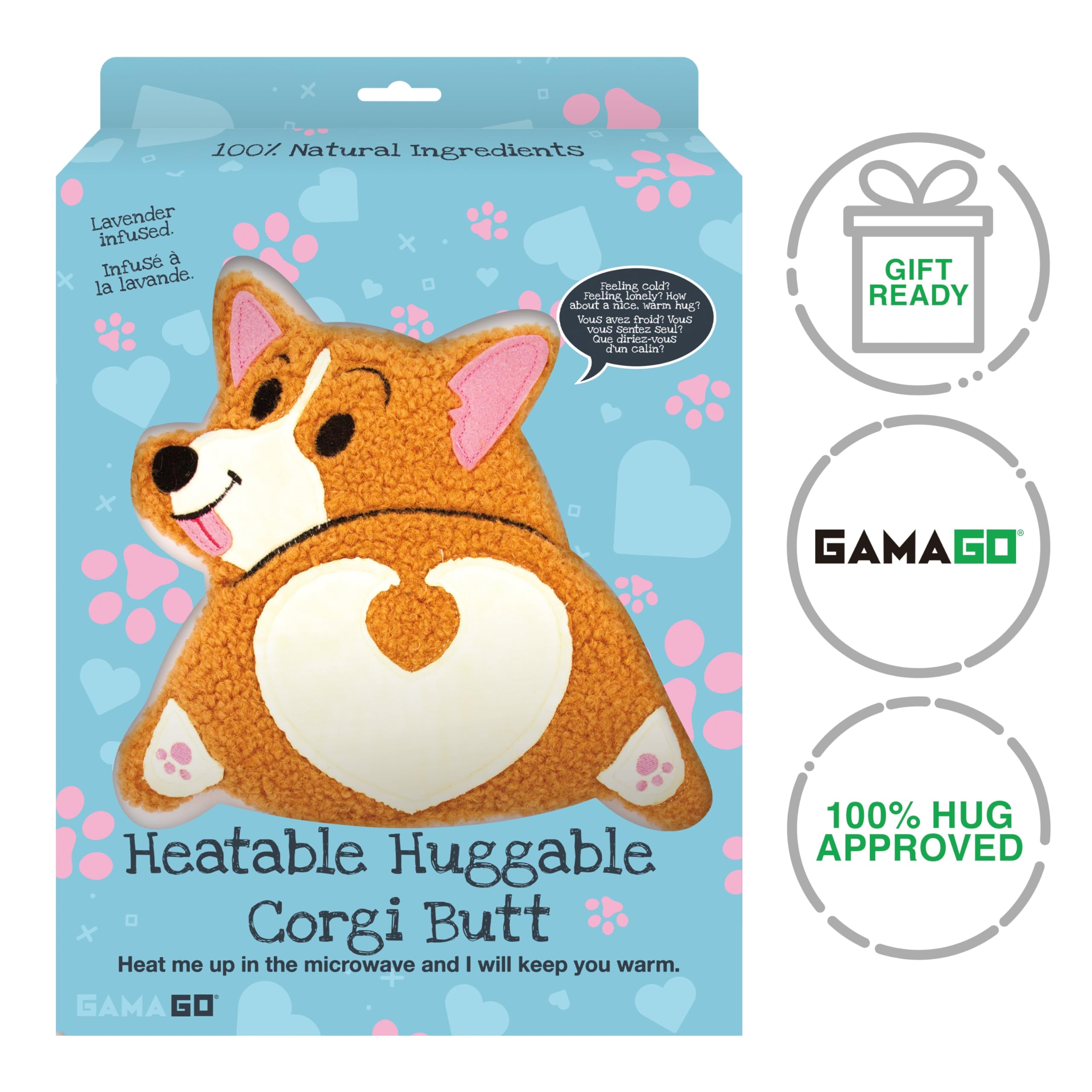 GAMAGO Huggable heating pad makes a cute gift idea.