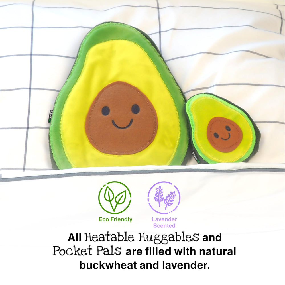 GAMAGO wheat-filled pillow provides natural warmth and comfort.
