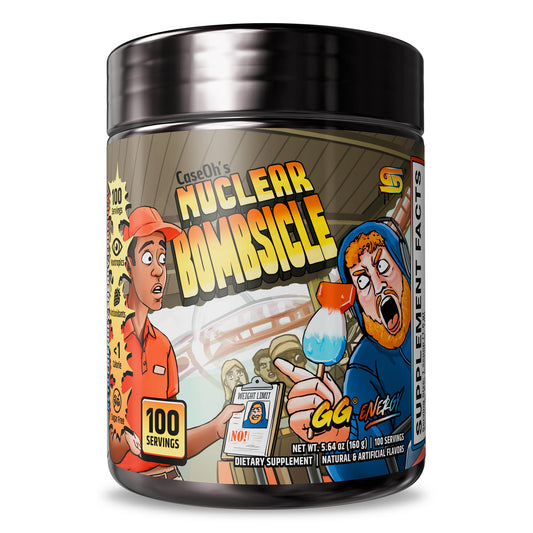 Gamer Supps GG CaseOh Nuclear Bombsicle bottle pour for steady energy