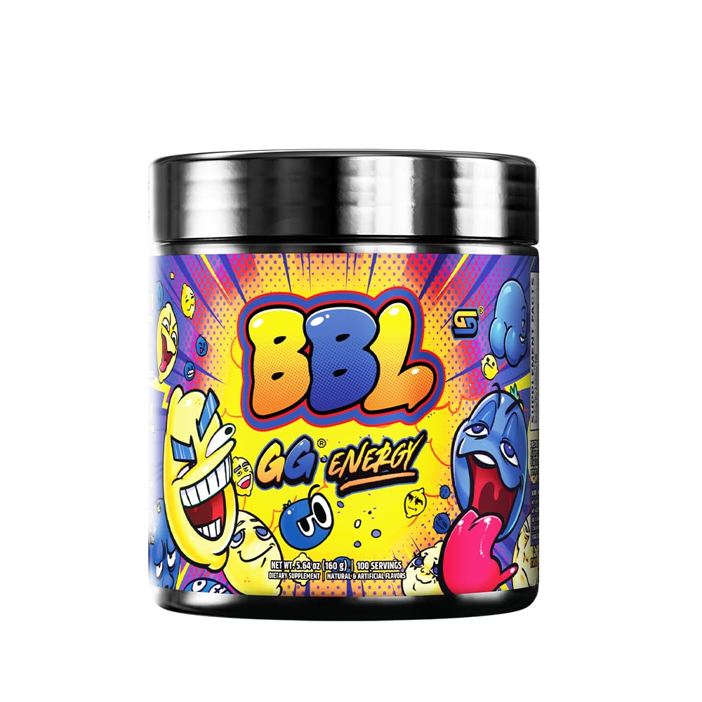 Gamer Supps GG Energy BBL tub for keto-friendly focus and endurance