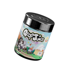 Close-up of GG Goof Juice scoop with powder texture for mixing