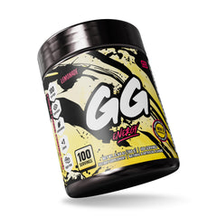 Gamersupps GG Energy Lemonade mixing into a glass for a refreshing gaming pick-me-up