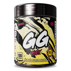 Gamersupps GG Energy Lemonade tub front showing flavor and label clarity for keto friendly energy